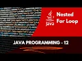 Java Nested For Loop - Java Programming tutorial in Tamil