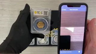 PCGS Certification Verification QR and scanning and NFC scanning app