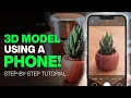 Create a 3d Model using your Phone PolyCam 3D Scan Tutorial