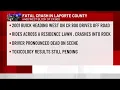 One person is dead after a crash in LaPorte County