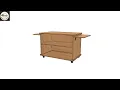 Folding Bar Cart