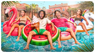 24H PISCINE À LA VILLA AU MAROC ! (les sœurs font n’importe quoi mdrr)