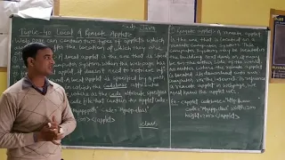 Topic - 40 local and remote applet in Java