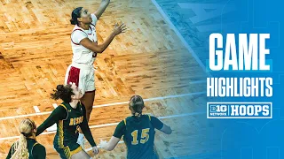 N Dakota St Vs Nebraska HIGHLIGHTS Big Ten Women S Basketball 11 16 2025 
