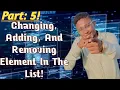 Part 5 Python Lists Tutorial Adding Changing Removing Elements