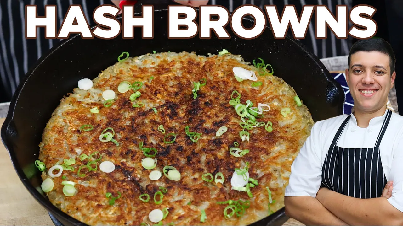 The Best Crispy Hash Browns Recipe   Better Than Any Diner   Recipe by Lounging with Lenny