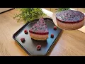 Lagu Cheesecake cu fructe de pădure, fără coacere