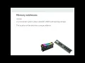 National 5 Computer Systems Lesson 8 - Memory Addresses and Buses