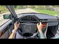 1992 Mercedes-Benz 500E - Overbuilt 5 0L V8 Super Sedan of the 90s POV Binaural