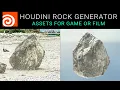 Houdini Rock Generator Tutorial - Generate Photorealistic Rocks for Games or Film
