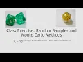 Example for generating random numbers by using a dice roll and the frequency factor method