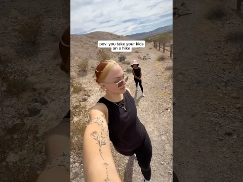 POV: you take your kids on a hike … #parenting #hiking #momlife
