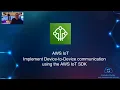 AWS IoT Implement Device-to-Device communication using the AWS IoT SDK