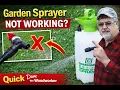Harbor Freight Greenwood Garden Sprayer not working