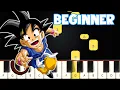 Download Lagu Dragon Ball GT Theme - Dan Dan Kokoro Hikareteku | Beginner Piano Tutorial | Easy Piano