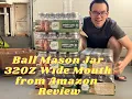 Ball 32OZ Wide Mouth Mason Jars from Third Party Amazon Sellers Unboxing Review