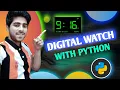 How to make digital clock in python HINDI