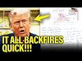 Trump Claim of FAKE LETTER from Epstein INSTANTLY BACKFIRES