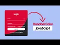 Animated Login Form using HTML CSS JavaScript