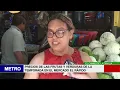 Prices of seasonal fruits and vegetables at El Rapido Market