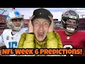 My Week 6 NFL Predictions