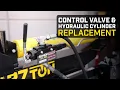 Champion Power Equipment Log Splitter Control Valve Hydraulic Cylinder Replacement
