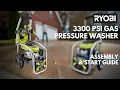 How To Assemble Start The RYOBI 3300 PSI Gas Pressure Washer
