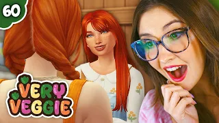 i think she has a crush... 🥕 very veggie legacy #60 (the sims 4)