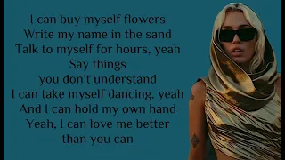 Miley Cyrus Flowers Lyrics 