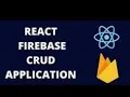 React Firebase crud operations insert update and delete