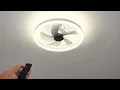 AHAWILL ceiling fan with light Remote Control Pairing Method