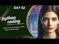 Day 52 Python Coding Challenge - Sum of Cubes Program Boost Your Python Skills Learn Python