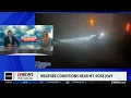 Conditions on Mt Rose Highway on Monday night