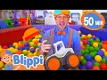 Download Lagu Blippi Visits an Indoor Playground (Fidgets Indoor Playground) | Blippi Full Episodes | Blippi Toys