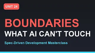 Spec-Driven Development Masterclass PHP Arrays foreach Backend Boundaries Section 03 - Unit 24