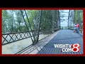 Search suspended for missing teen in flooded river in Delaware County Indiana