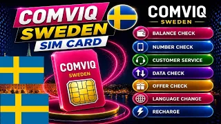 Comviq Sweden SIM Card Codes Balance Check Number Check Recharge Customer Care