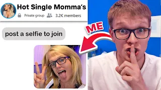 Sneaking Into WOMEN S ONLY Facebook Groups