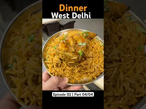 Best Biryani in West Delhi? 🔥 Punnu Biryani Rajouri Garden | Delhi Food