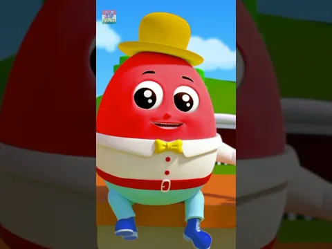 Humpty Dumpty Song, हम्प्टी डम्प्टी गीत, Baby Songs in Hindi #shortsvideos #learning #trending #egg