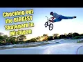 Checking out Michigan s biggest Skatepark with some of the Albe s BMX locals