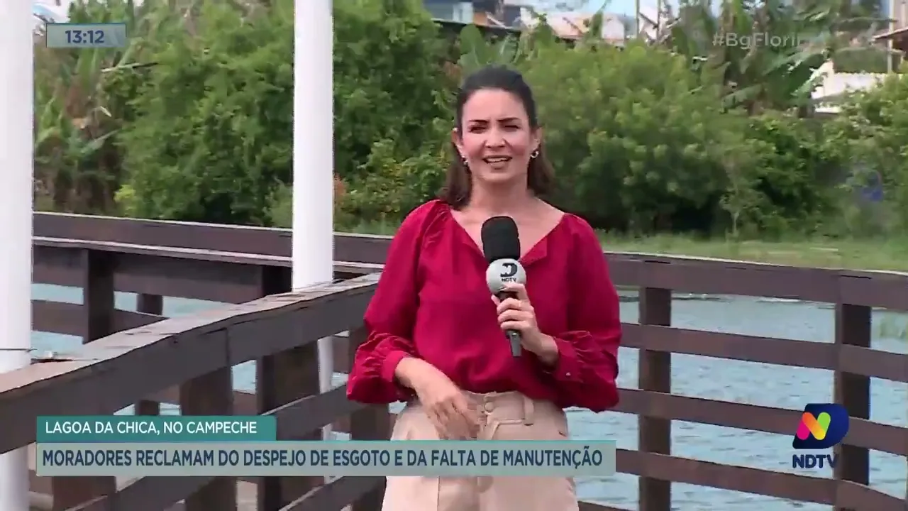 Moradores da Lagoa da Chica, em Florianópolis reclamam do esgoto no bairro