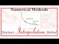 Newton s Interpolation Method Forward and Backward Interpolation Method Numerical Methods