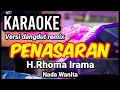 Lagu PENASARAN - H.Rhoma Irama | Karaoke dut band mix nada wanita | Lirik