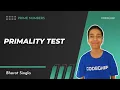 1 Primality Test Prime Numbers Bharat Singla