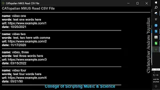 JavaScript NW js Read CSV File with Commas in the Data