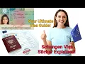 How to Read your Schengen Visa Sticker Crucial Details About Schengen Visa Sticker SCHENGEN VISA