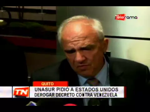UNASUR pidió a Estados Unidos derogar decreto contra Venezuela