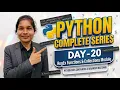 Day-20 Complete Python Series RegEx Functions Collections Module with Examples