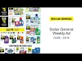 Dollar General Weekly Ad -